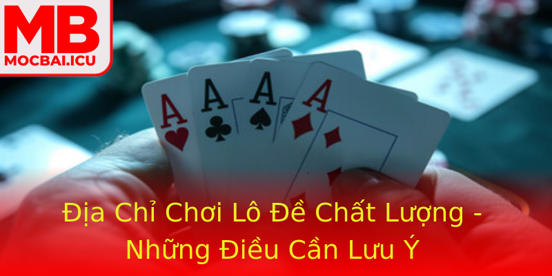 Địa Chỉ Chơi Lô Đề Chất Lượng - Những Điều Cần Lưu Ý Địa Chỉ Chơi Lô Đề Chất Lượng - Những Điều Cần Lưu Ý